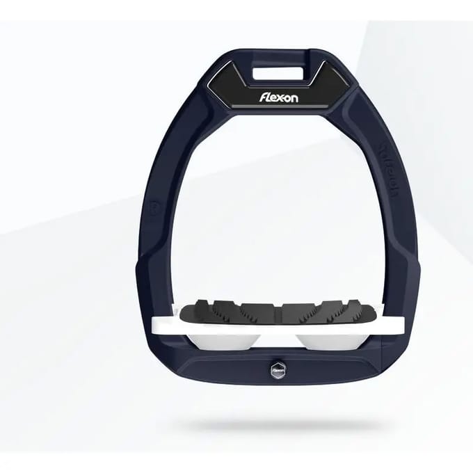Veiligheidsstijgbeugels Ruiter Incliné Grip Bruin/Wit/Wit Flex-On Safe-On
