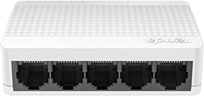 5-Poorts Gigabit Switch - Fast Ethernet Netwerk Switch - Desktop Switch Wit