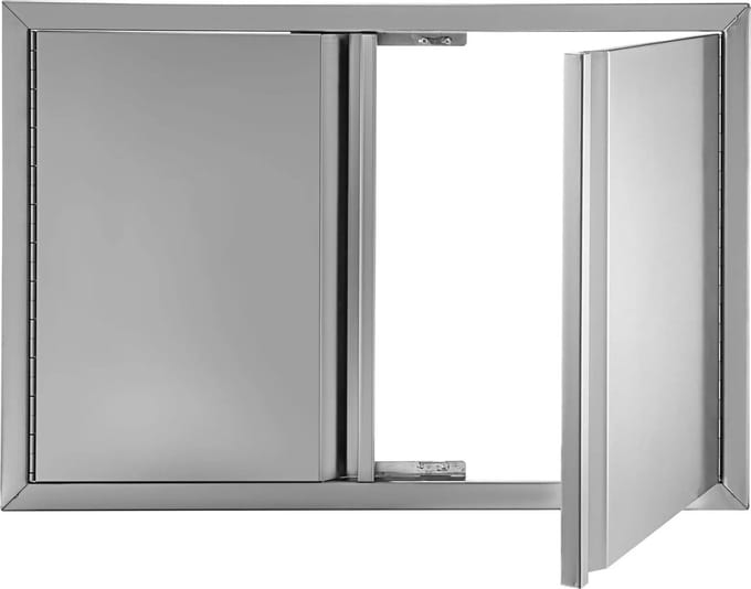 BBQ Ingang Kast Deur - 2-deurs Kast Deur
