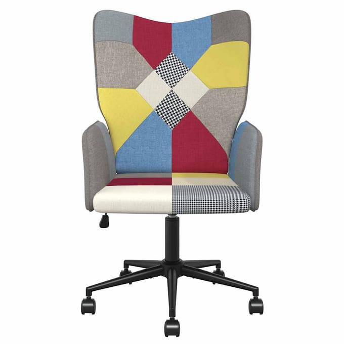 vidaXL - Relaxstoel - patchwork - stof