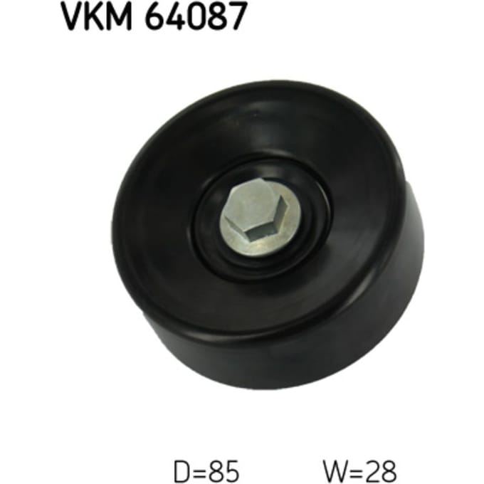 Rondsel/geleiderpoelie, V-riem SKF VKM 64087