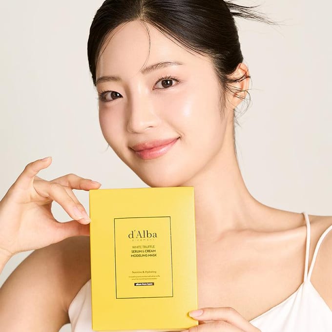 [d'Alba] White Truffle Serum & Cream Modeling Pack [Voedend/Hydraterend] 66g*4EA