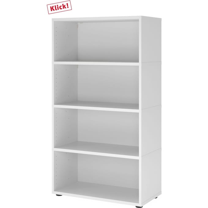 FlexWall | 4 OH | 4 x kastromp met stelvoeten - Wit