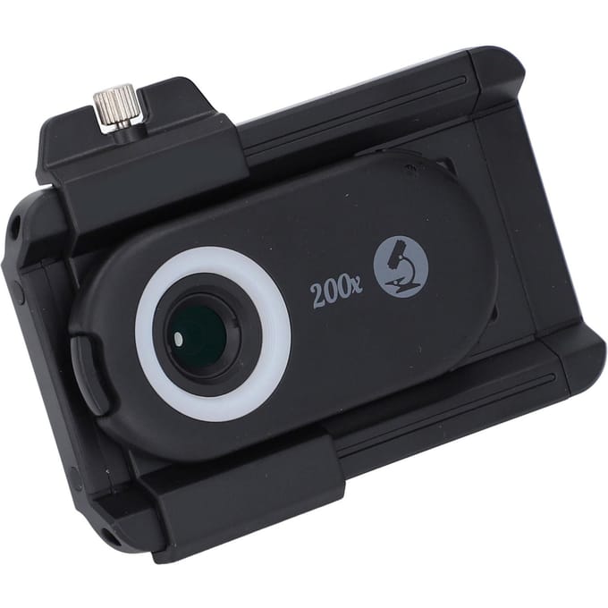 Objectif Macro pour Téléphone avec Lumière LED Filtre CPL Clip d'Objectif Multifonction pour IOS pour Android Presque Tous black