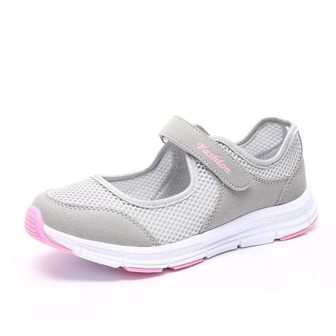Dames van middelbare leeftijd Casual mode holle platte bodem knoop luie sneakers maat 35-43 36