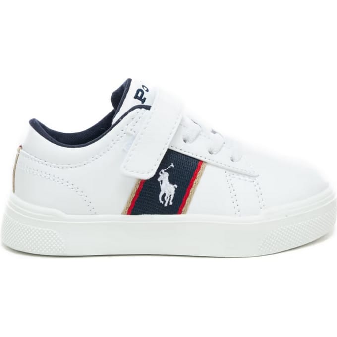 baby schoenen wit-marine