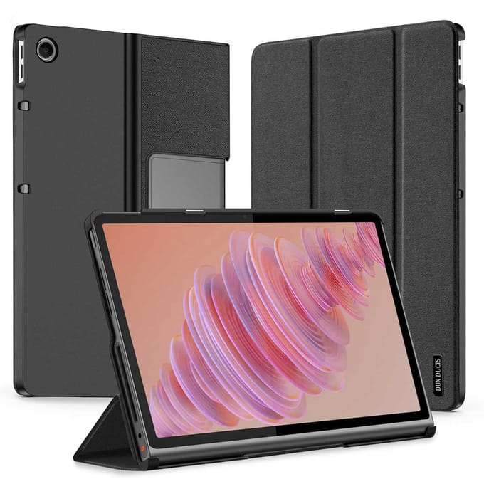 Dux Ducis Domo Bookcase voor de Lenovo Tab Plus - Zwart