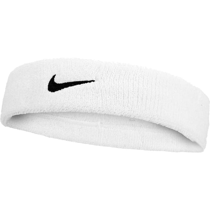 Nike Classic Swoosh Hoofdband One Size zwart/wit