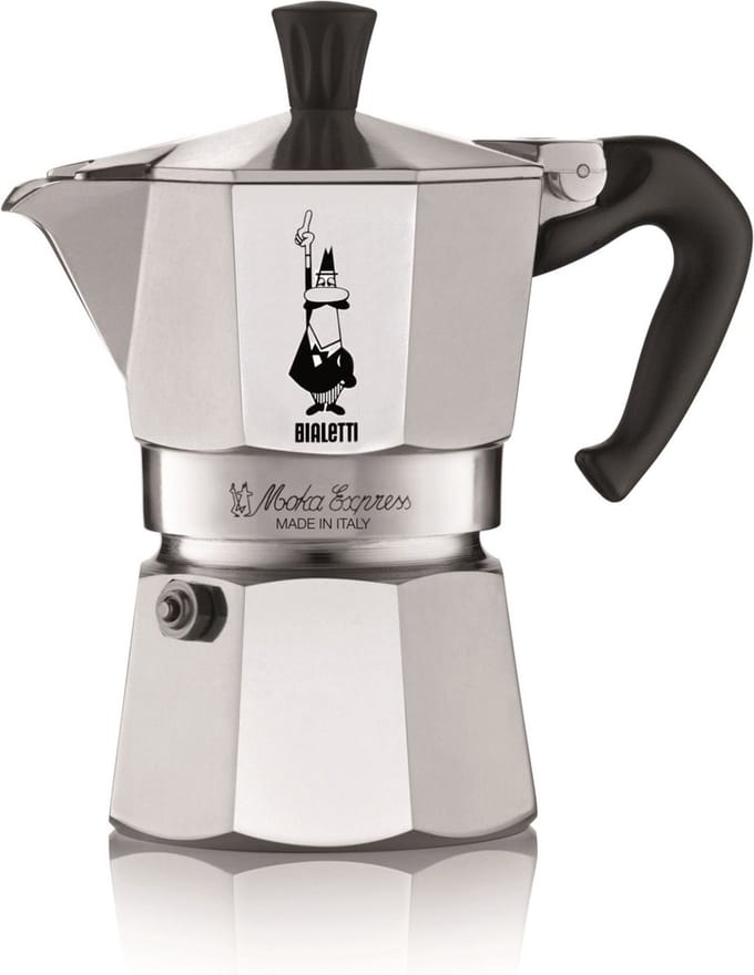 Cafetière italienne Bialetti Moka Express 3 tasses 130 argent (0001162)