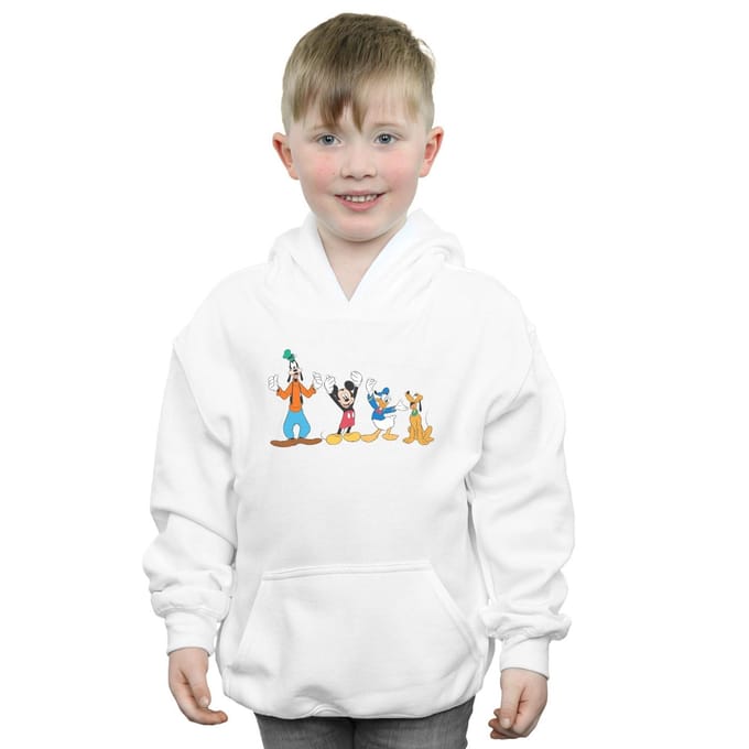 Disney Jongens Mickey Mouse Friends Hoodie (Wit)