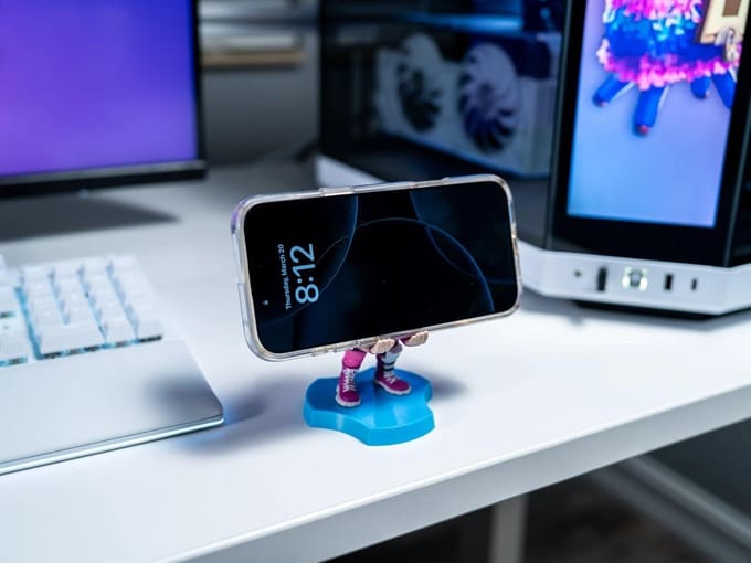 Fortnite - Cuddle Team Leader - figurine standaard voor telefoon | oplaadcase (Cable Guys Mini)