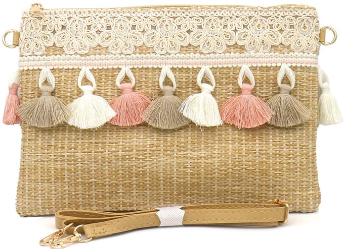 Geweven clutch - 29x20,5 cm