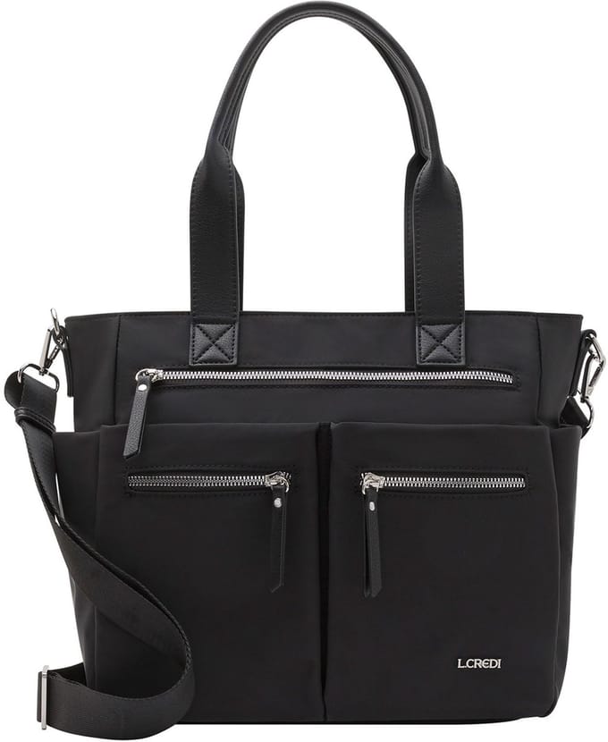 L.CREDI Odeta Shopper Black Zwart