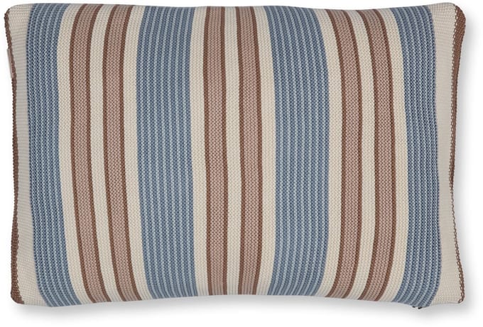 Pip Studio Bonsoir Combistripe Cushion Sierkussen - 40 x 60 cm cm - Blauw