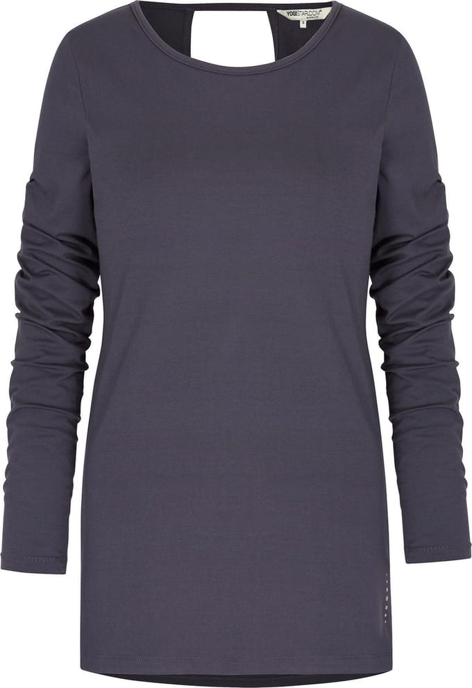 Yoga Top "Open Back" - pebble S Sportshirt casual YOGISTAR