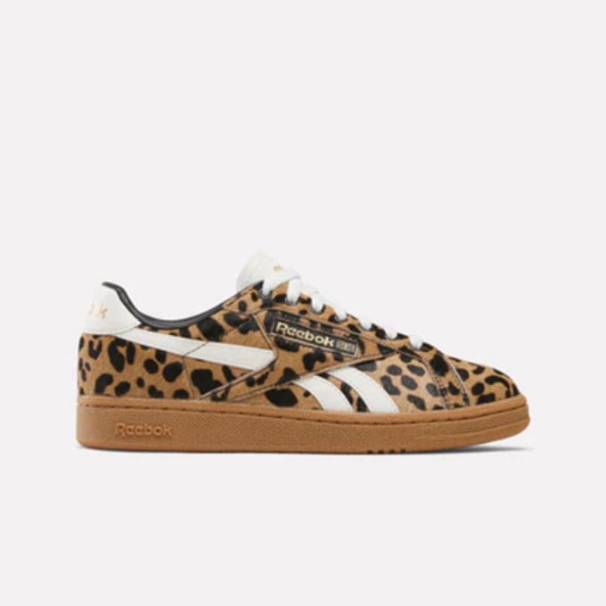 Reebok CLUB C GROUNDS Dames Sneakers - cheetah
