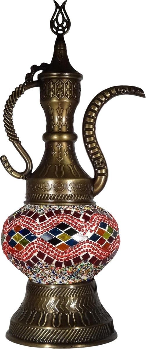 Oosterse mozaïek tafellamp (Turkse Ibrik)  ø 13 cm
