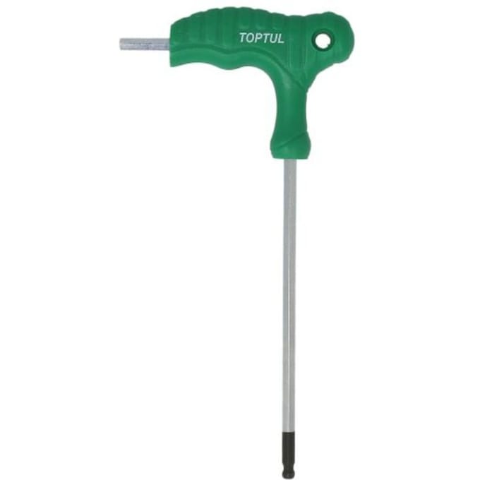 Zeskant stiftsleutel HEX TOPTUL 4 mm met balkopf, T-Griff