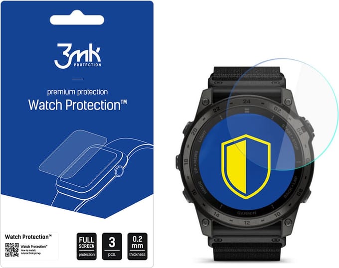 Garmin Tactix 7 AMOLED Edition - 3mk Watch Protection v. FlexibleGlass Lite