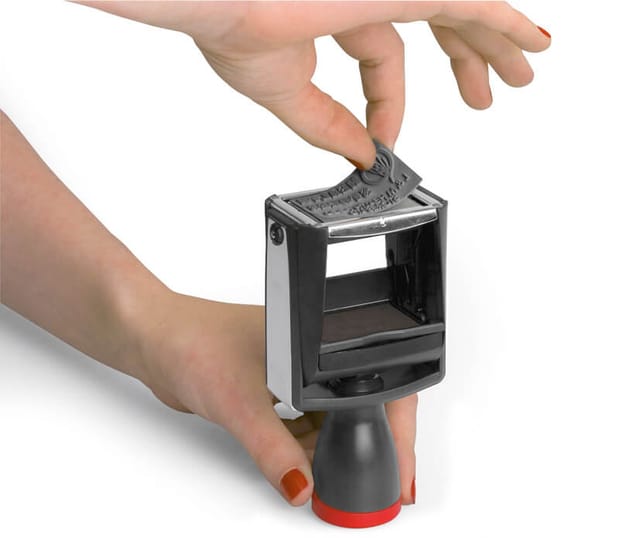Tekststempel Colop 2300 personaliseerbaar 7regels 44x29mm