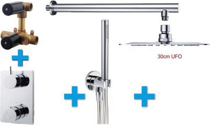 Sanifun Inbouw thermostaat set Hann 300