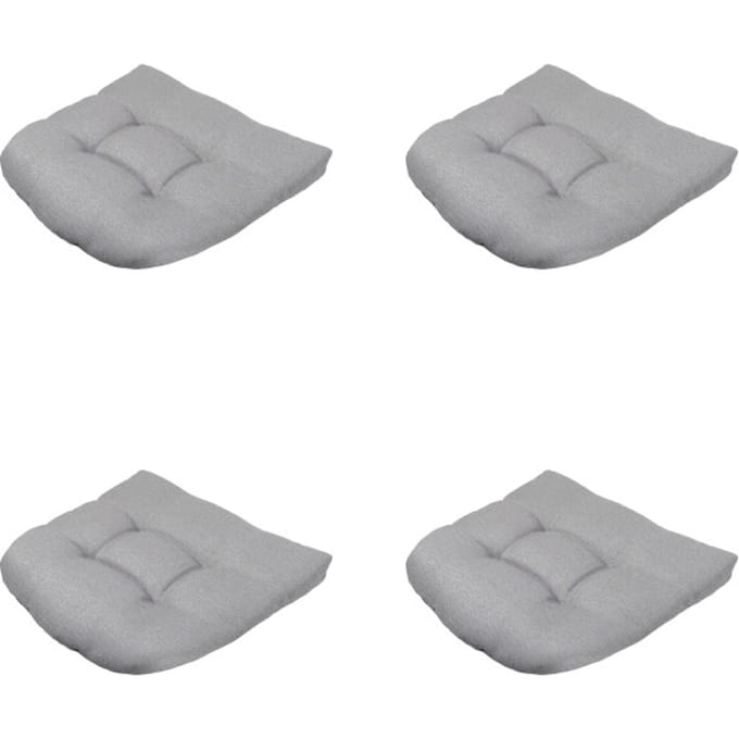 Madison zitkussen napels - 46x46x6cm set van 4