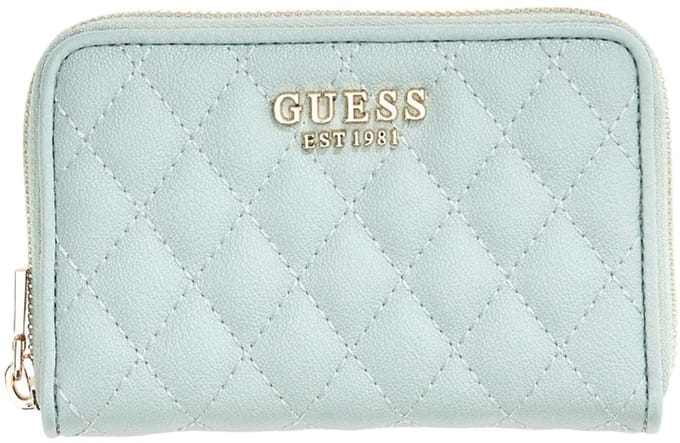 GUESS portemonnee Atabey SLG Medium Zip Around Wallet Light Sage mintgroen