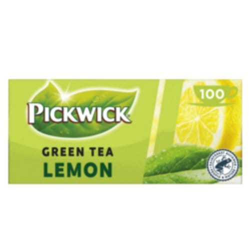 Pickwick drank: Theezakje 2 gr groene thee lemon pk 100