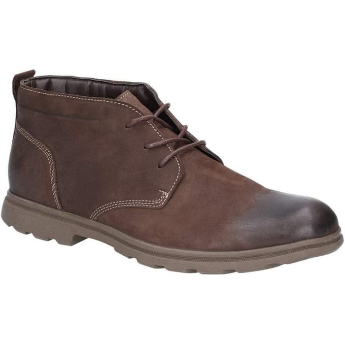 Hush Puppies Heren Tyson Chukka Nubuck lederen laars 7 UK bruin