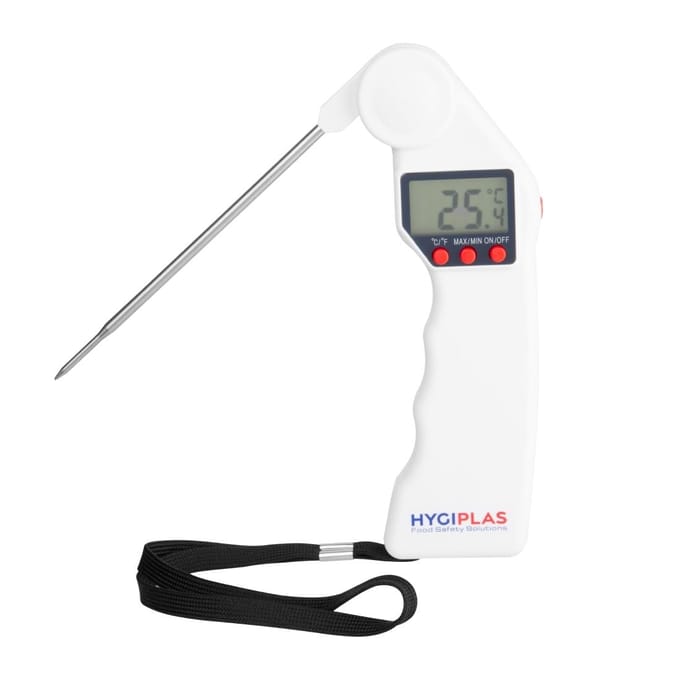 Hygiplas Easytemp kleurgecodeerde witte thermometer