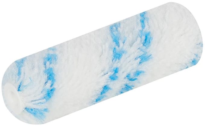 WESTEX verfroller 100mm wit/blauw voor kleine oppervlakken