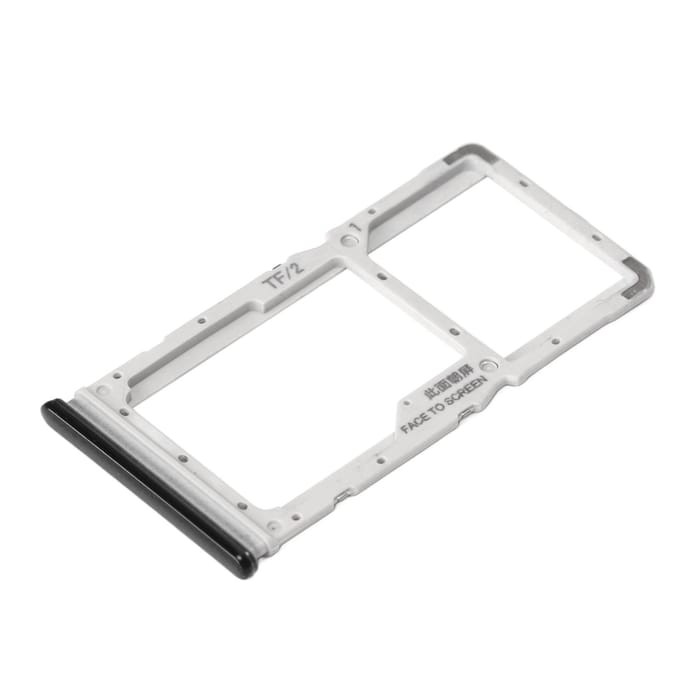 Simkaarthouder Set Plastic Borstel Uitwerppin Opslag Kaartsleuf Houder Smartphone Accessoires voor Redmi zwart