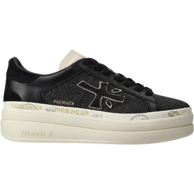sneaker vrouw Premiata - claudia - zwart