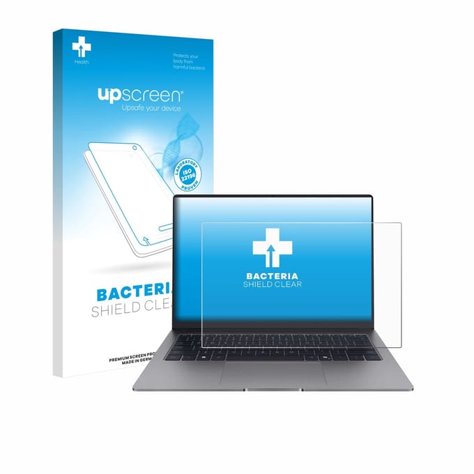 upscreen - Screenprotector voor Honor MagicBook X14 Plus 2025 - Folie Beschermfolie transparant antibacterieel