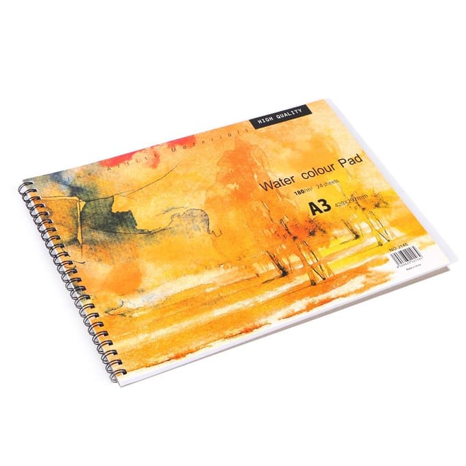 A3 Pastelpapierblok Aquarelpapier Schetsboek Notitieblok Dagboek Notitieboek voor Schilderen Tekenen beige