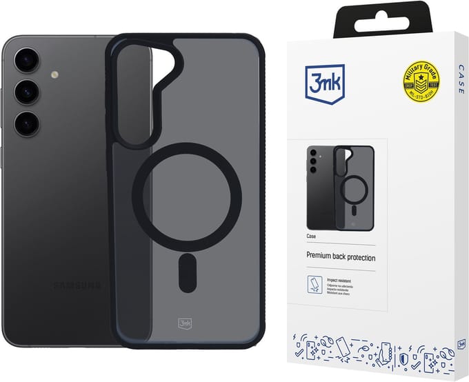 Hoesje voor Samsung Galaxy S24+ - 3mk Smoke MagCase