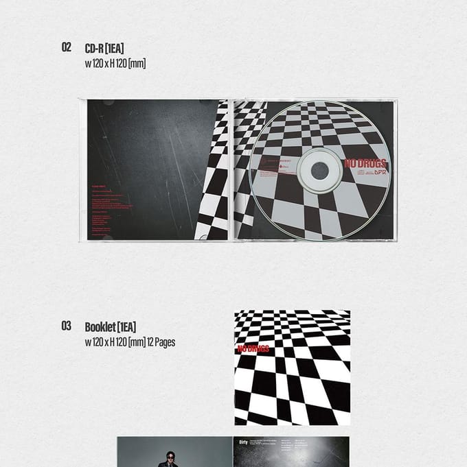 DPR CREAM & DPR ARTIC [GEEN DRUGS] SINGLEALBUM NORMAL gray