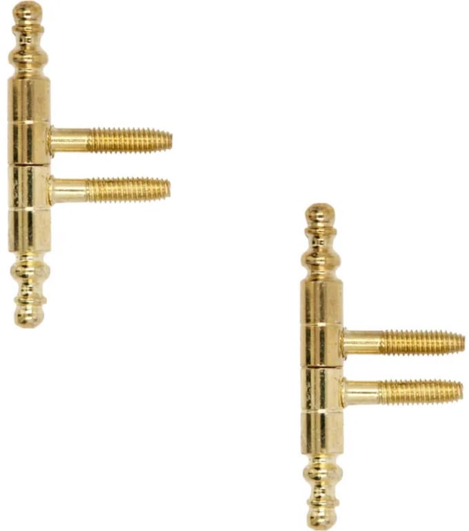 Inboorpaumelle 65mm vermessingd 2 stuks