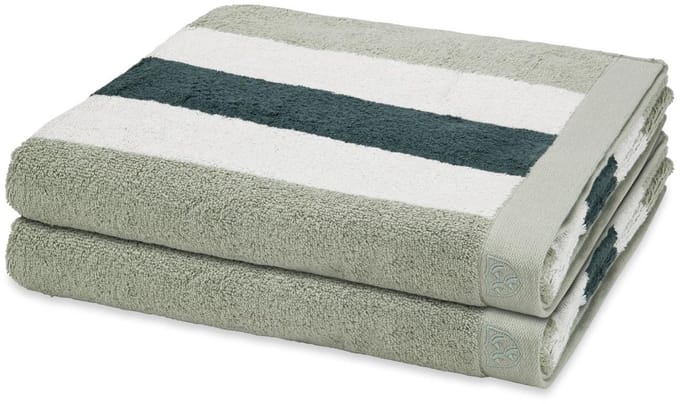 Ross Sonstiges 2 X douchehanddoek in set 2 pack Doubleface Stripes