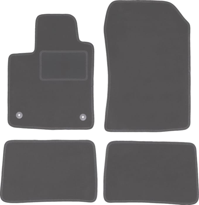 Grafiet automatten voor: Renault Twingo II hatchback (2007-2014)