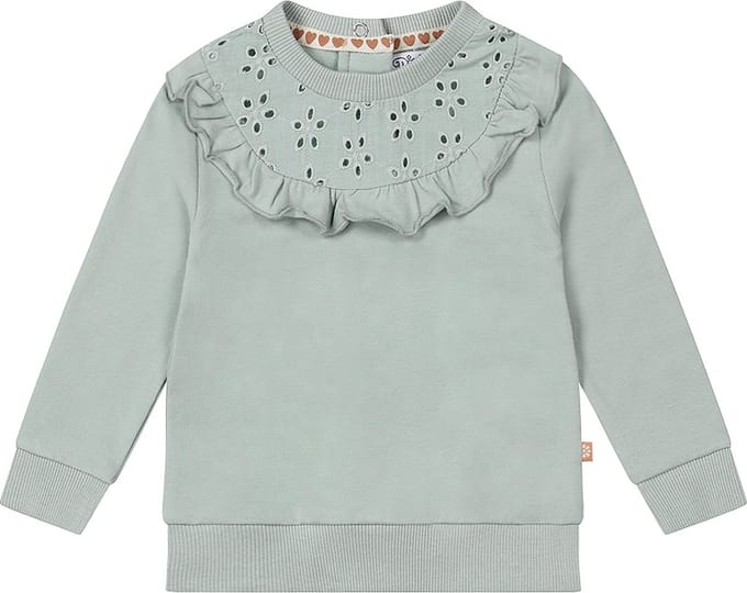 Dirkje Trui Broderie Anglaise Faded Blue 56