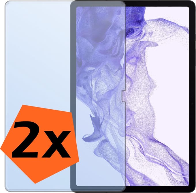 Screenprotector - 2 Stuks - Geschikt voor Samsung Galaxy Tab S9 Plus - Extra Sterk - Gehard Glas - Beschermglas - Tempered Glass - Screen Protector