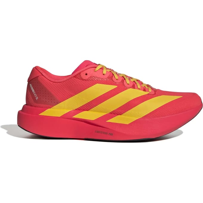 Adidas Adizero EVO SL Sneakers Heren - Rood - Maat 42 - Mesh/Synthetisch
