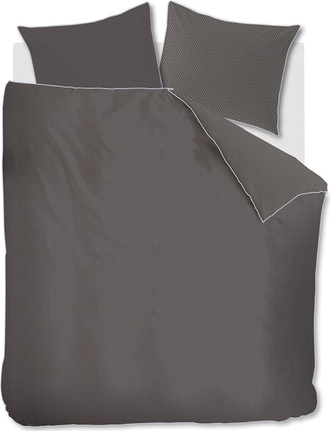 Kardol Richmond dekbedovertrek - Eenpersoons - 140 x 200/220 cm - Anthraciet