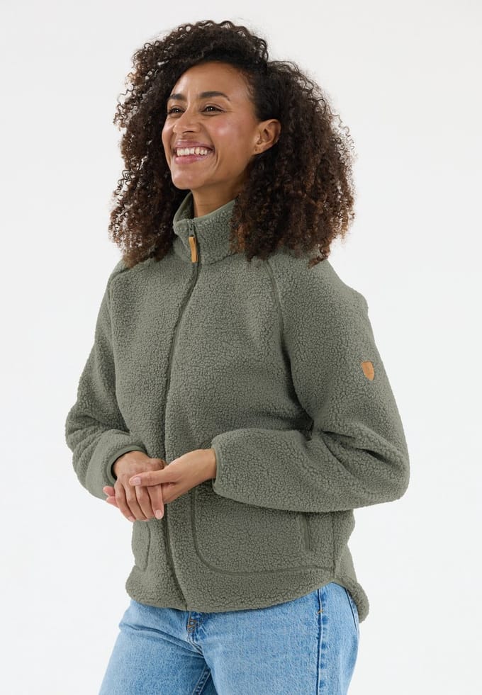 Teddy Fleece Met Hoodie Polyester Dames Whistler Pioneer