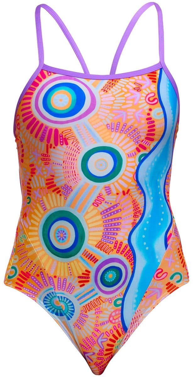Kulin Colour Single strap one piece - Dames | Funkita | Maat 8