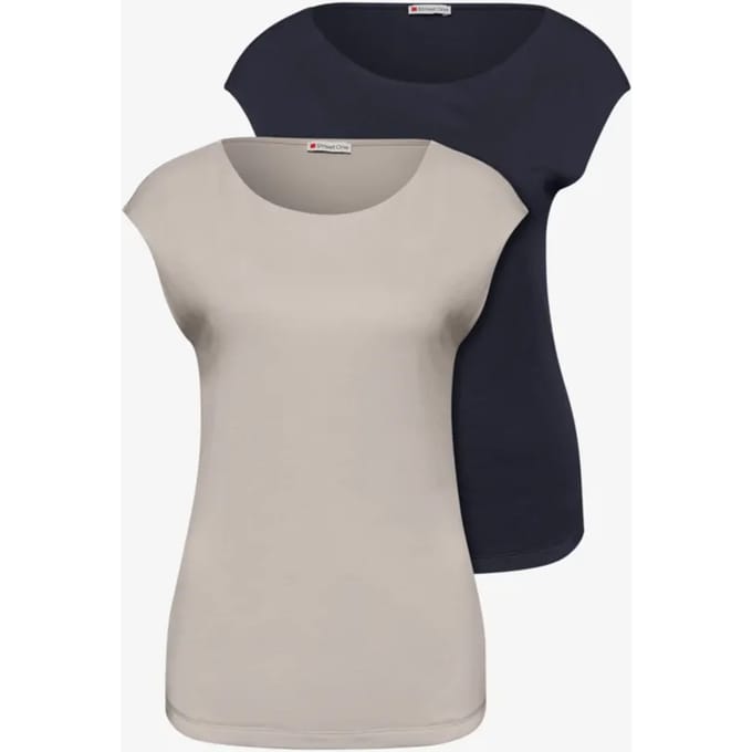 Basic shirts in een 2-pack