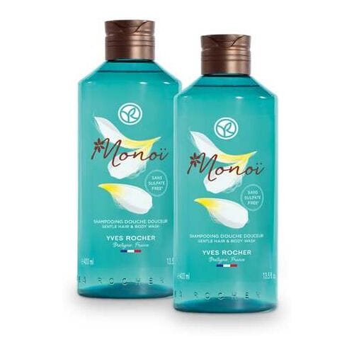Yves Rocher Monoi Zachte haar- en lichaamswasgel Douchegel Dames 400 ml