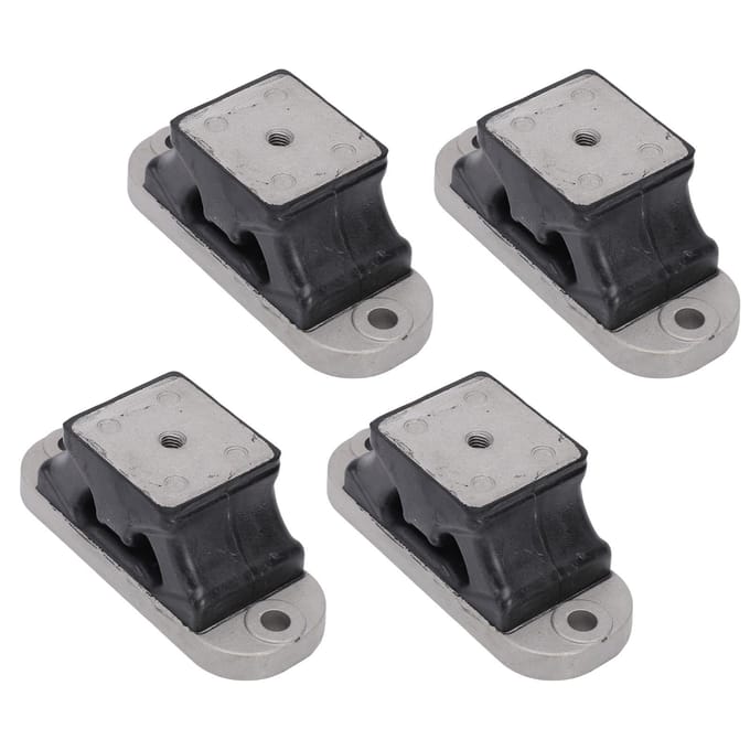 4 Pièces Support Moteur Caoutchouc Remplacement pour FX 140 2002-2006 67X 44517 00 8P Réduire les Vibrations Moteur gray