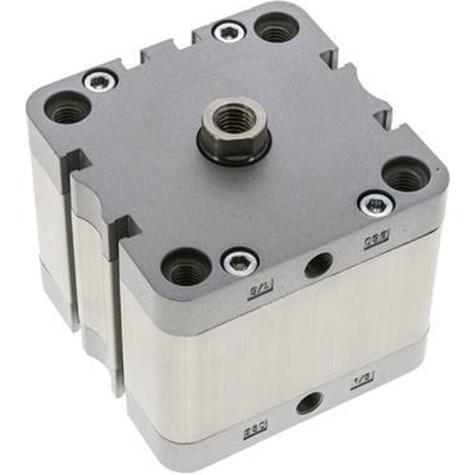 ISO 21287 Compacte Enkelwerkende Cilinder 80-25mm - Magnetisch